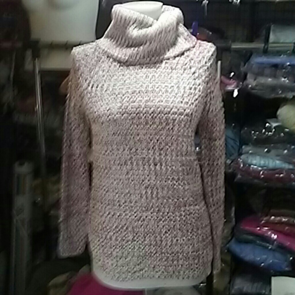 Poof Chunky Knit Turtleneck Sweater M